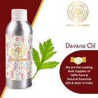 Davana Oil - 100% Pure Leaf Extract | Designed For All Age Groups, 24 Months Shelf Life, 1 Liter Volume, Store In Cool Conditions