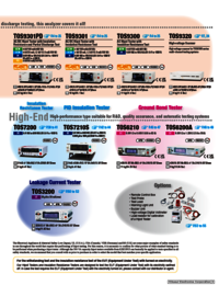 Kikusui  Electrical Safety Testers ;tos9303lc,tos5101,tos5200,tos5300, Tos9303,tos9302,tos5302,tos5301 - Color: Any Color