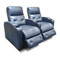 Two Seater Reclining Leather Sofa