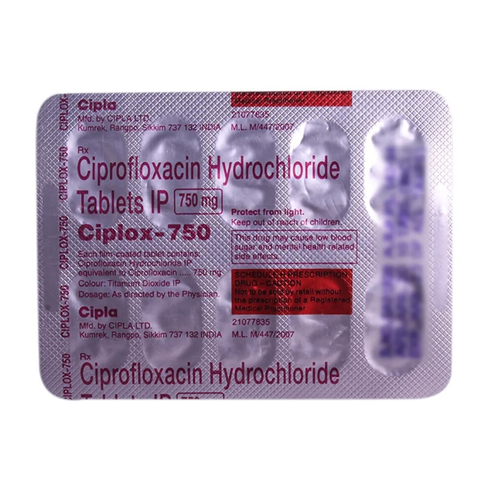 Ciplox 750 Mg - High-quality Antibiotic Tablets | Powerful Action, Reliable Delivery, Exceptional Support