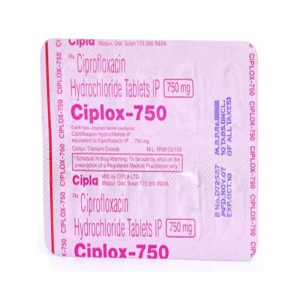 Ciplox 750 Mg - High-quality Antibiotic Tablets | Powerful Action, Reliable Delivery, Exceptional Support