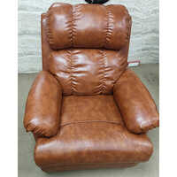 Leather Recliner Sofa Chair - Color: Brown