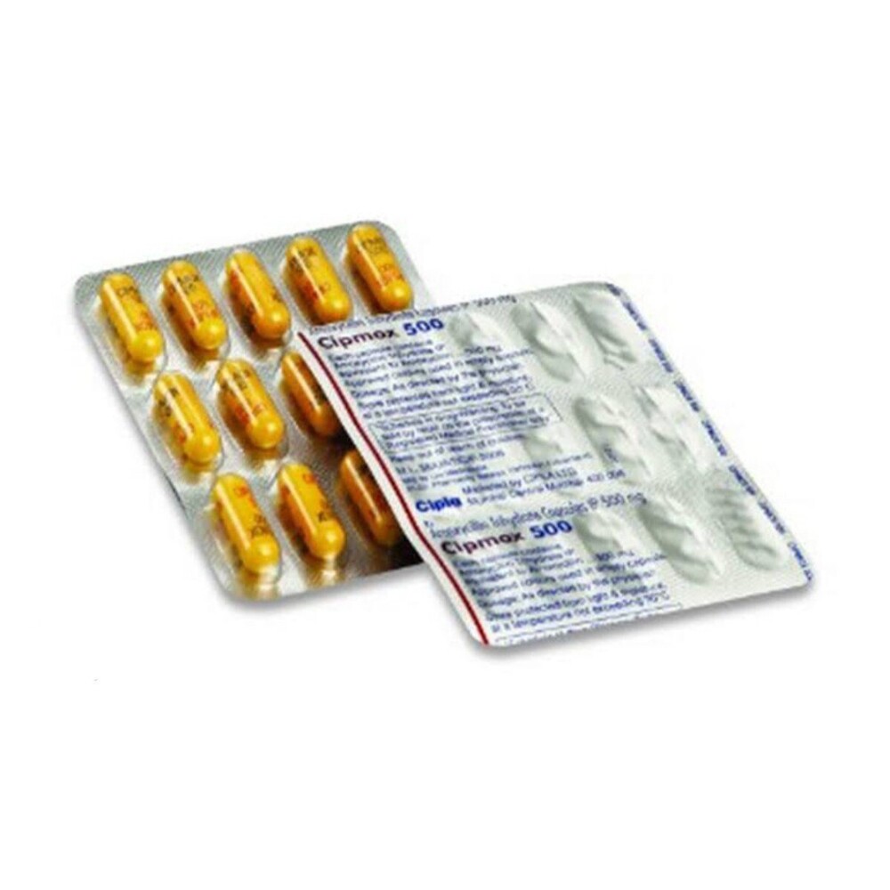 Cipmox 500 Mg Capsule - 500 Mg, Broad-spectrum Antibiotic With Powerful Amoxicillin Formulation For Effective Bacterial Infection Relief
