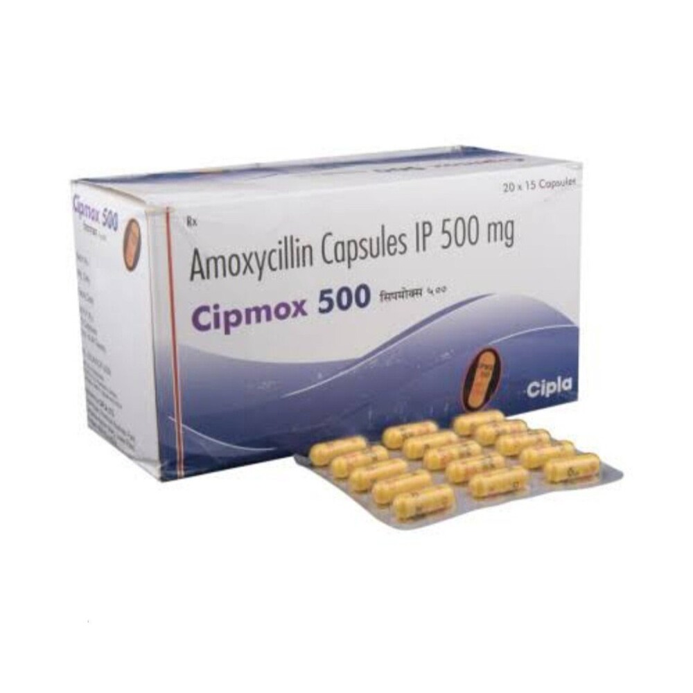 Cipmox 500 Mg Capsule - 500 Mg, Broad-spectrum Antibiotic With Powerful Amoxicillin Formulation For Effective Bacterial Infection Relief