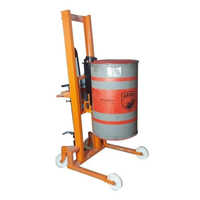 Hydraulic Drum Lifter - 50 Kg Lifting Capacity, 500 Mm Max Height, Yellow Color, Durable Design, Hydraulic Power Source, 1-year Warranty