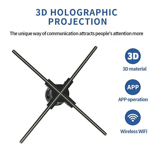 Large Event Hologram Projector 100cm - Application: Business Store Signs