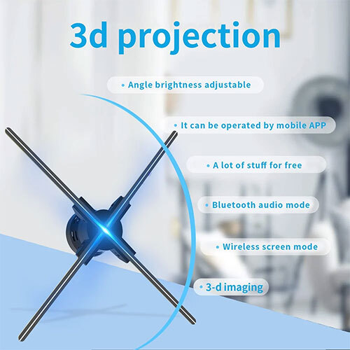 Large Event Hologram Projector 100cm - Application: Business Store Signs