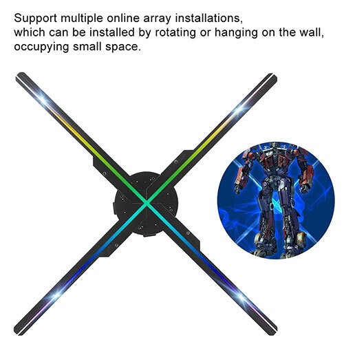 50cm With 4 Blade Hologram Fan for Business Promotion