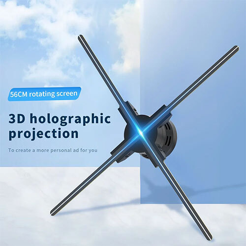 4K Hologram Fan 100cm With 4 Blades Projector