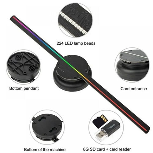 3d Hologram Fan 42cm