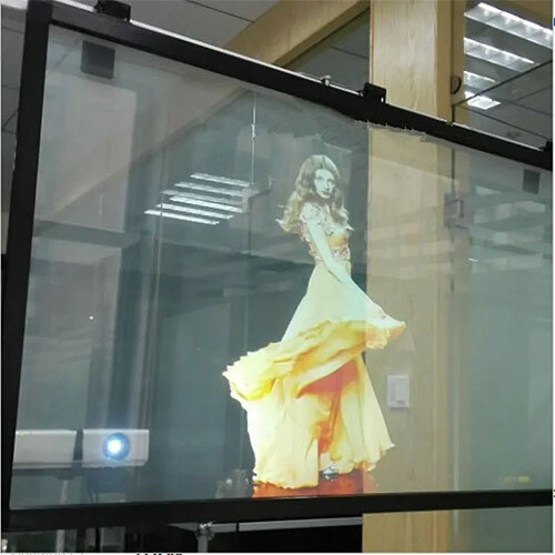 Transparent Projection Film for Glass