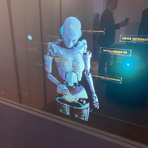 Transparent Rear Projection Film