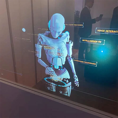 3D Holographic Rear Projection Screen Film