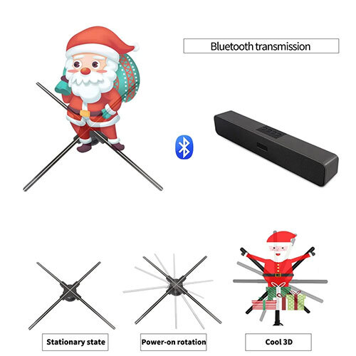 3d Holographic Display Fan For Education - Application: Corporate Training: Visualize Complex Processes And Concepts Effectively.