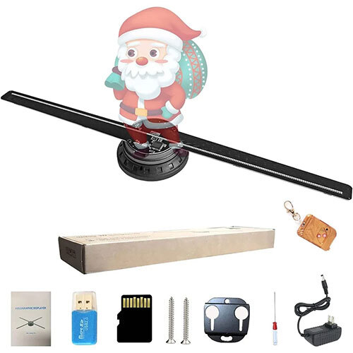 3D Holographic Fan 50 Cm - Application: Advertising