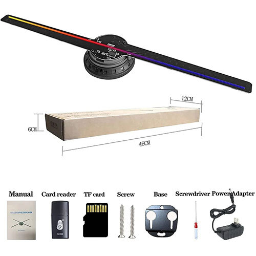 3d Holographic Fan 50 Cm