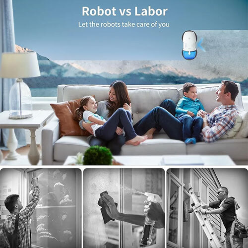 App Controlled Glass Cleaning Robot - Application: Various Smooth Surfaces