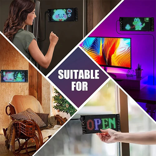 Programmable Led Matrix - Application: High-durability Plastic Frame With Waterproof Options For Outdoor Use