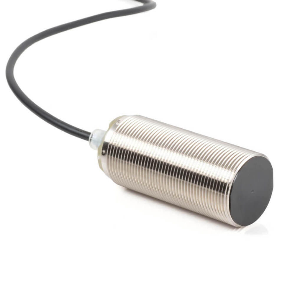 Inductive Proximity Sensor - Brass Nickel-plated, M30 Quasi-flush 15 Mm Sensing Distance | Pnp-no Output, 2 M Cable Length, Ip67 Protection