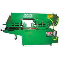 Manual Nm-5 Horizontal Bandsaw Cutting Machine - Mild Steel, 66x30x55 Inch, Blade Size 2540x27x0.9 Mm, 1 Hp Motor, 40 M/m Cutting Speed, Full Automatic Function