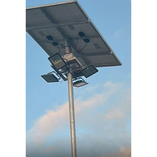 Solar High Mast Pole - Light Source: Led