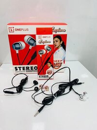 One Plus Stereo Universal Earphone - Battery Backup: 7-8 Hours