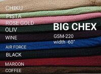 Big Checks Fabrics - Pattern: Plain