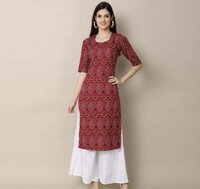 Ladies Printed Cotton Kurti