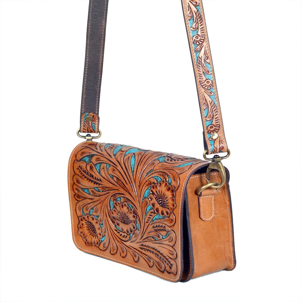 Leather Different Types Of Side Bags Box Type Shoulder Sling Bag