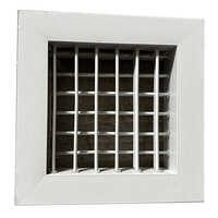 Aluminium Double Louver - Color: Grey