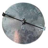 Two Flap Butterfly Damper - Color: Silver