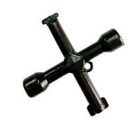 4-way Key -pvc - Color: Black