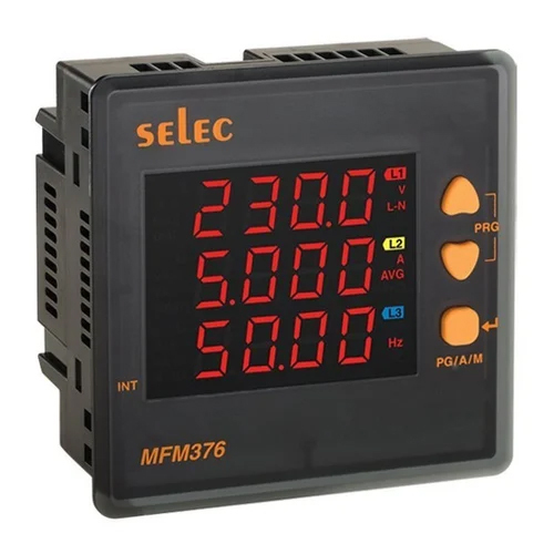 Mfm376 Led Multifunction Meter - Color: Black