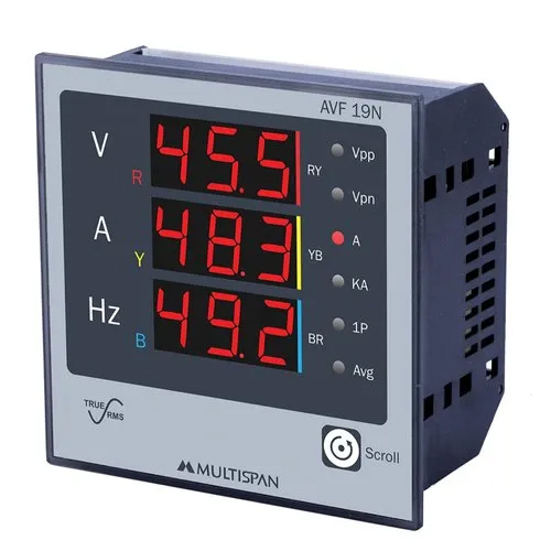 Avf-19N Multispan Ampere Meter - Color: Black