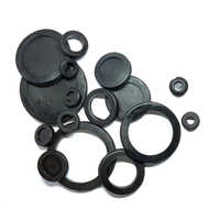 Silicone Rubber Grommet - 10mm To 63mm Diameter, Black | Wear And Tear Resistant, -50 To 250a C Temperature Resistance, 15-20mm Thickness