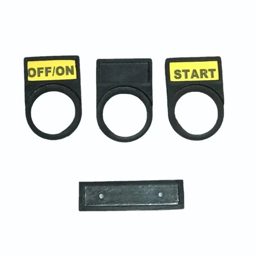 Push Button Legend Plate