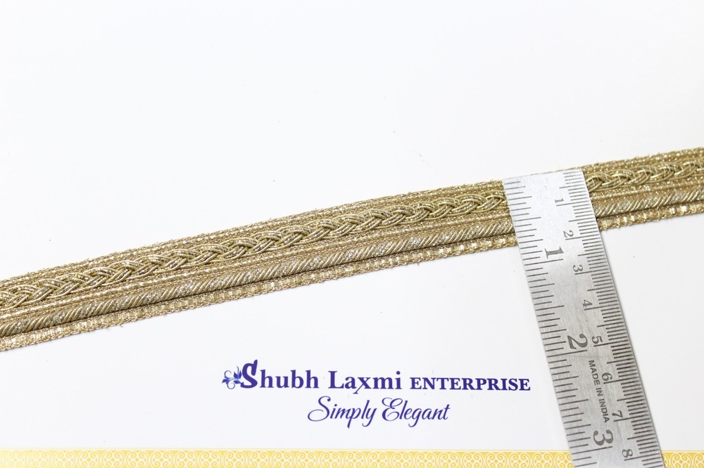 golden zari lace