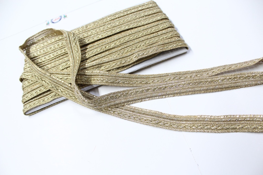 golden zari lace