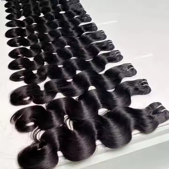 100% Raw Virgin Indian Remy Hair Bundle Cuticle Aligned Body Wave Style
