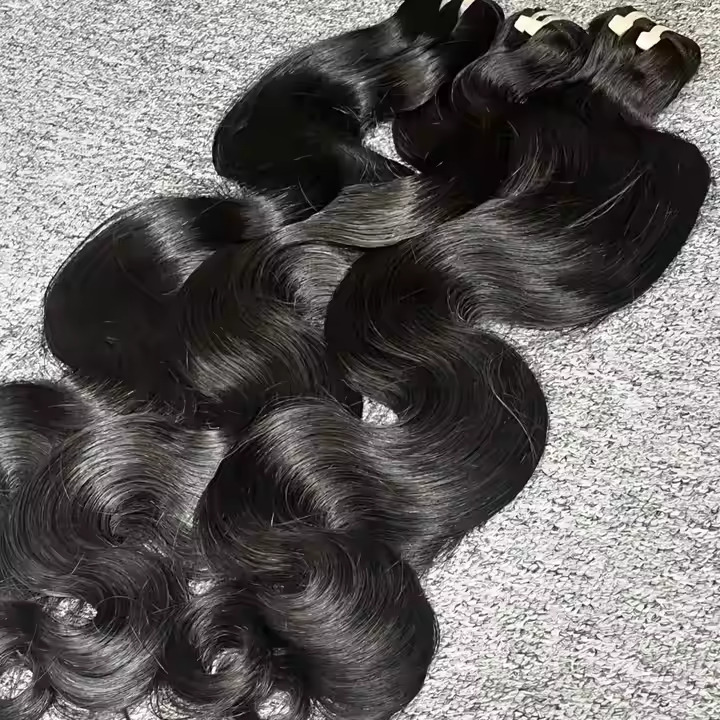 100% Raw Virgin Indian Remy Hair Bundle Cuticle Aligned Body Wave Style