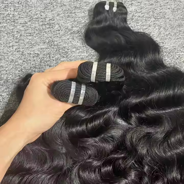 100% Raw Virgin Indian Remy Hair Bundle Cuticle Aligned Body Wave Style