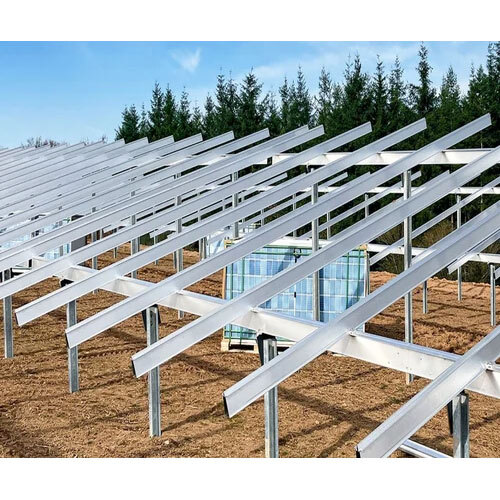 Hot Dip Galvanized Solar Structure - Application: Industrial