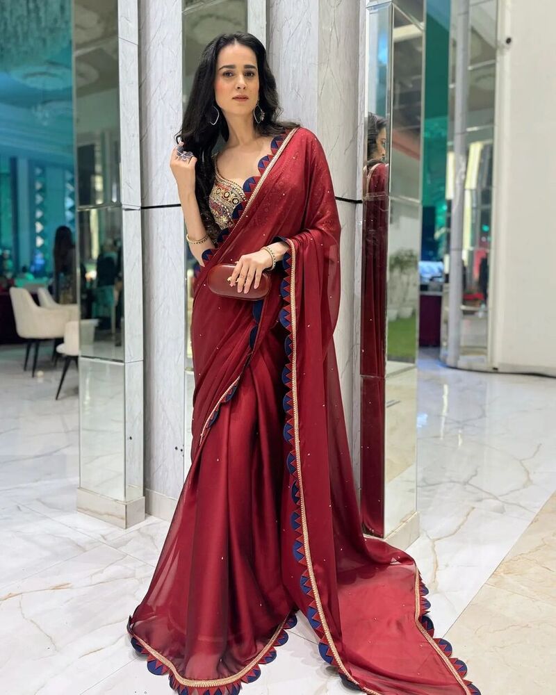 Heavy Saree - Bust Size: 44 Inch (In)