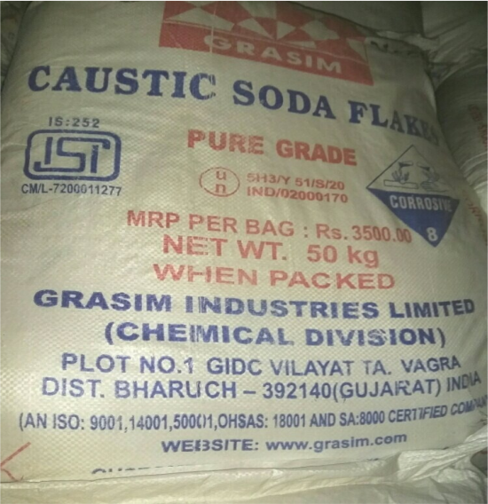 Caustic Flakes
