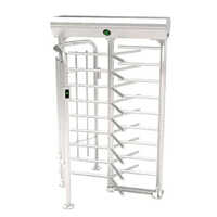 Mild Steel Full Height Turnstile - Color: White