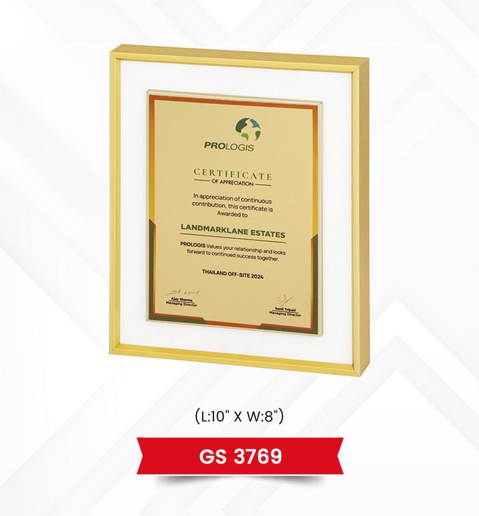  Certificate Frame 