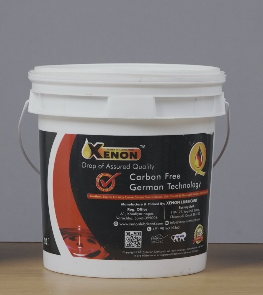10 Ltr Plastic Round Oil Container