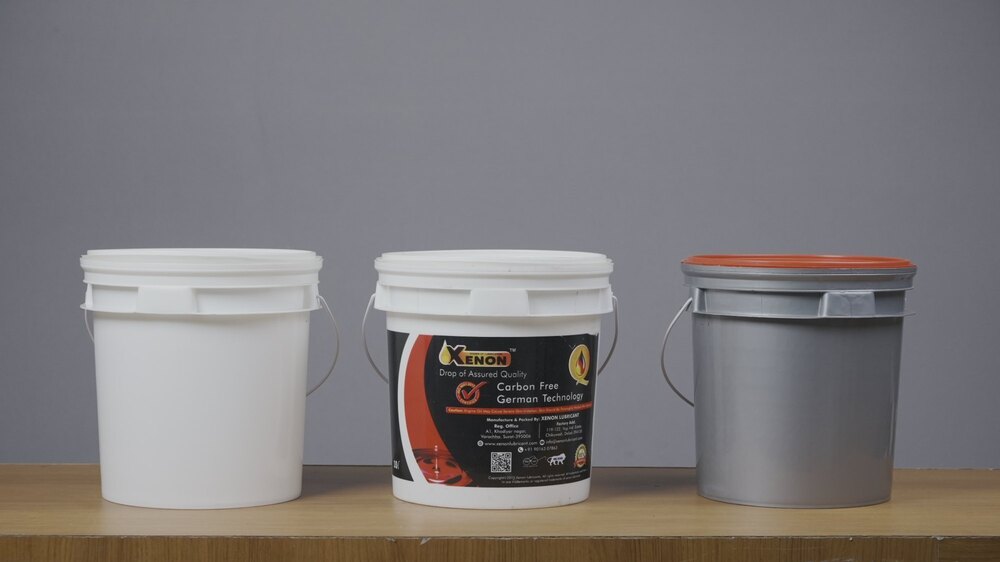 10 Ltr Plastic Round Oil Container