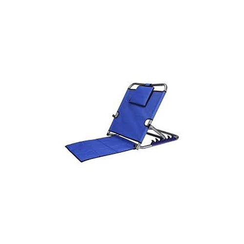 Metal Fabric Type Adjustable Back Support - Color: Blue