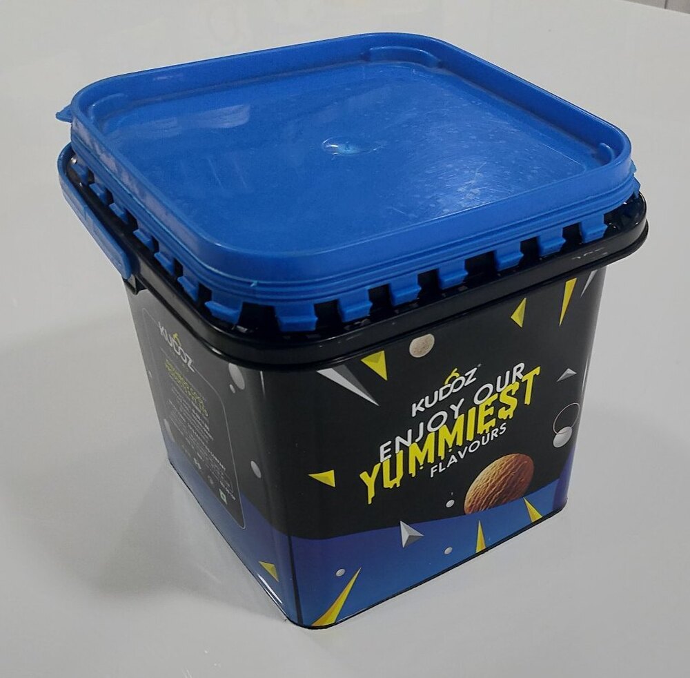 4 Ltr Plastic Square Container